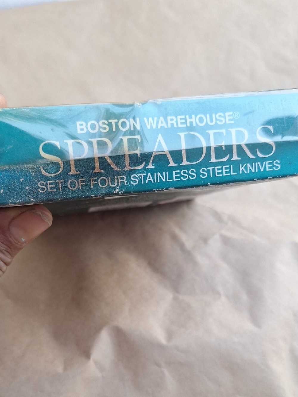 Vintage Boston Warehouse Spreaders Stainless Steel Set Of 4 - Picture 9 of 10